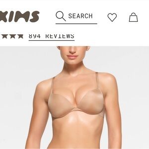SKIMS NWT ultimate push up plunge bra - 32 C